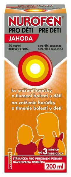 Nurofen pro děti Jahoda 20mg/ml perorální suspenze 200ml porovnat ceny