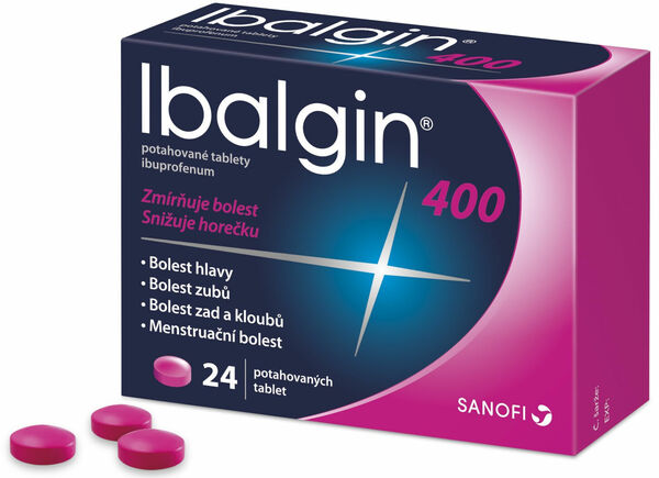 Ibalgin® 400 400mg potahované tablety 24ks porovnat ceny