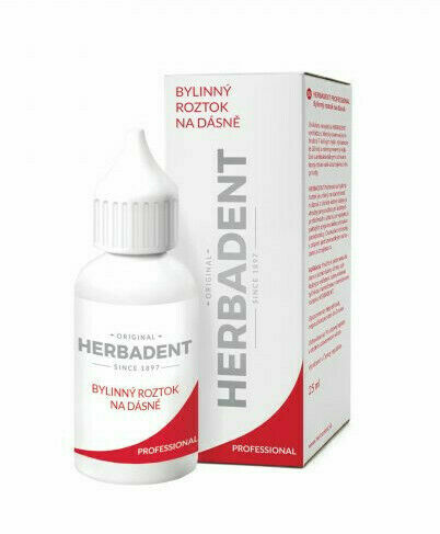 Herbadent Professional bylinný roztok na dásně 25ml porovnat ceny