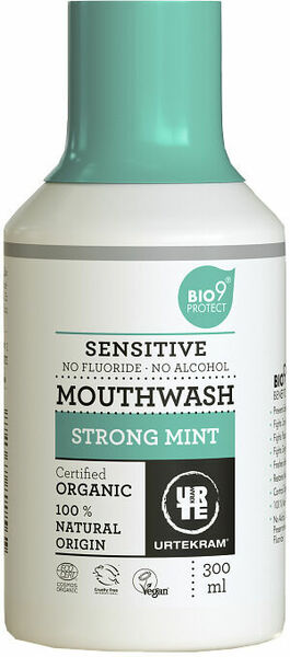 Urtekram Ústní voda sensitive BIO VEG 300ml porovnat ceny