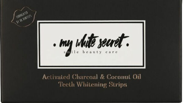 My White Secret Bělící pásky na zuby s aktivním uhlím 14ks porovnat ceny