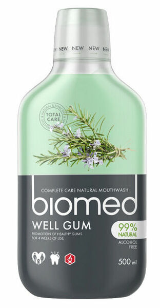 BIOMED WELL GUM ústní voda 500ml porovnat ceny
