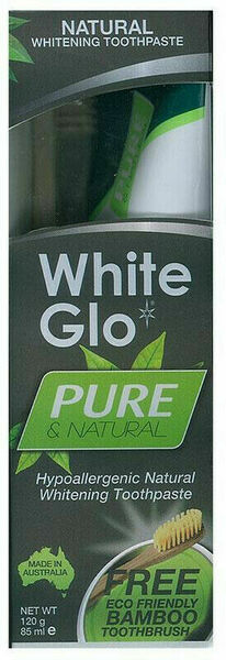 White Glo natural 120g + bambusový kartáček porovnat ceny