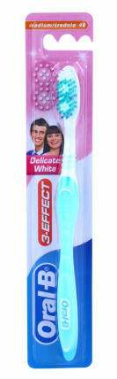 Oral-B 3 Effect Delicate White zubní kartáček medium 1ks porovnat ceny